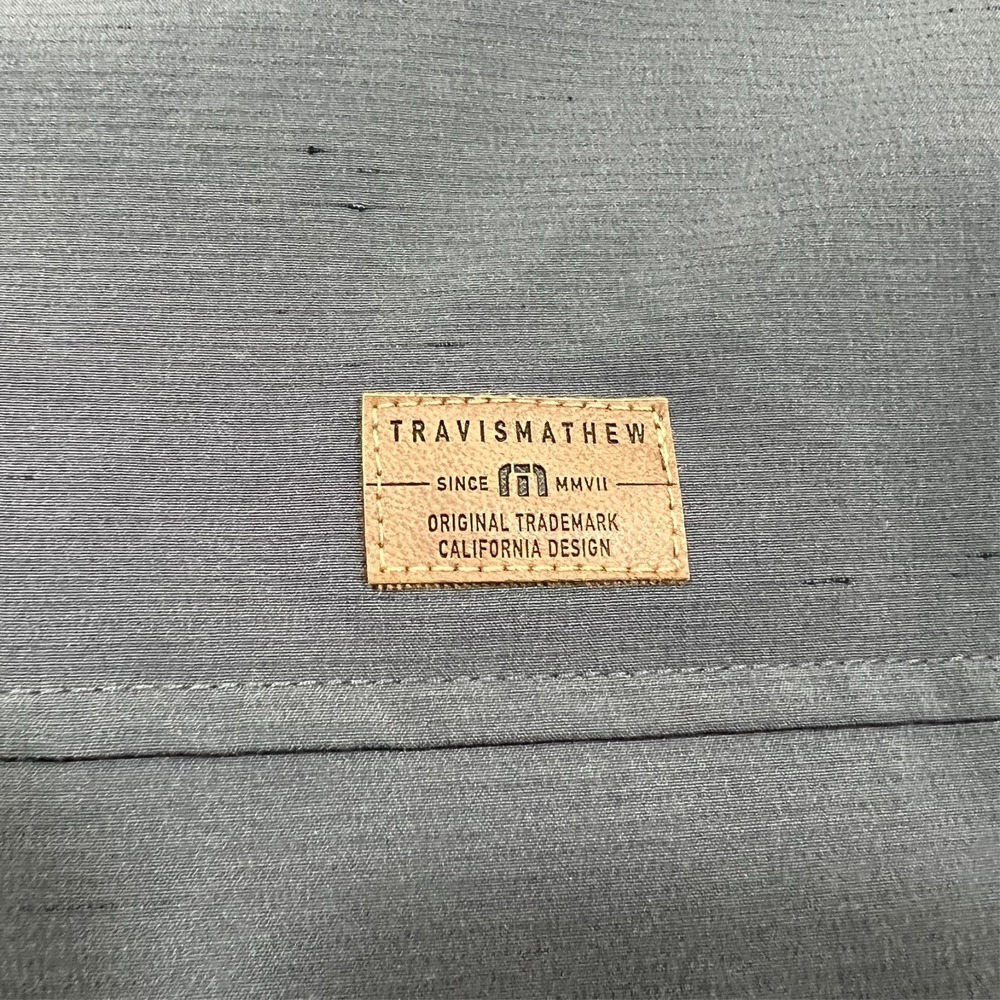 Travis Mathew Vest Snowbody Better‎ Golf Gray Puffer Quilted Outdoors Men's XL - Picture 3 of 13